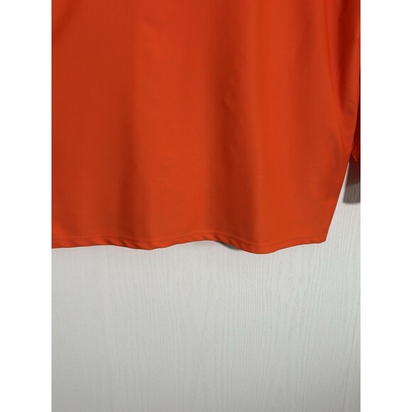 Jude Connally Top Women's XL Orange Daniella Pullover Stretch Flutter Sleeve - Picture 10 of 10